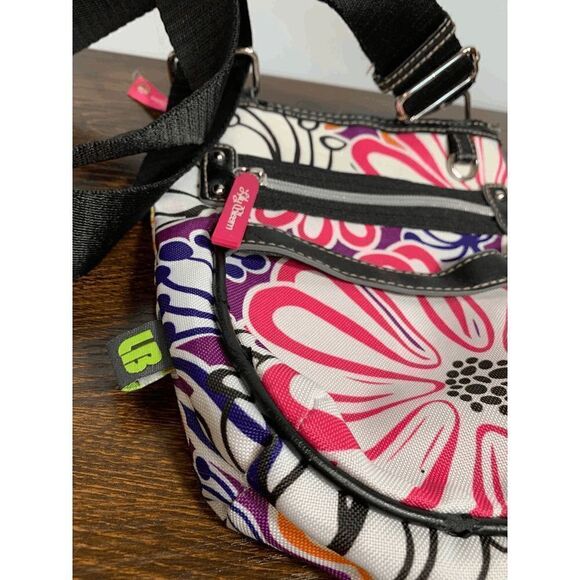 Lily Bloom Floral Purse Bag With Adjustable Strap Multi-Color Size 9x8" - Picture 3 of 6